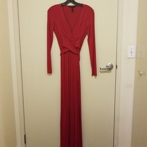 Gorgeous floor-length red dress